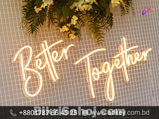 LED Neon sign & Acrylic Neon Sign Bangladesh